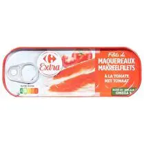 Carrefour, Filets de maquereaux à la tomate