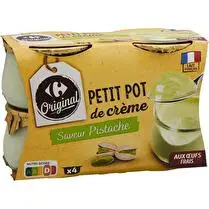 Carrefour, Petit pot de crème saveur pistache