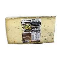Les fromages de Mathieu, Tomme olive ail et romarin