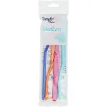 Simpl, Brosse à dents Médium. x4