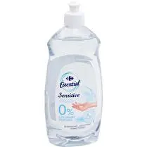 Carrefour, Liquide vaisselle Sensitive 0%