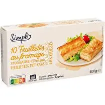 Simpl, Feuilletés au fromage