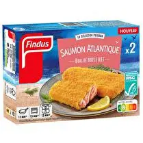 Findus, 2 filets de saumon panés