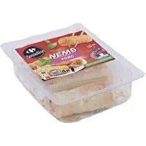 Carrefour, Nems Au porc - 4 x 65 g + sauce nuoc mam 20 g