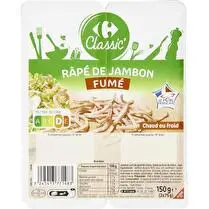 Carrefour, Râpé de jambon fumé