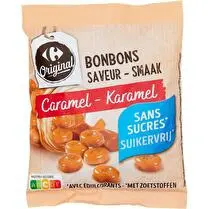 Carrefour, Bonbons saveur caramel