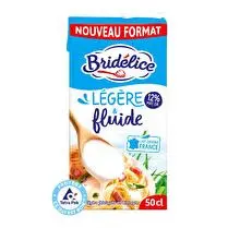 Bridélice, Crème UHT fluide 12% MG