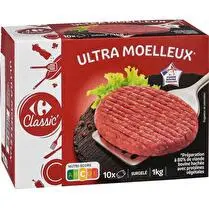 Carrefour, Haché au boeuf ultra moelluex