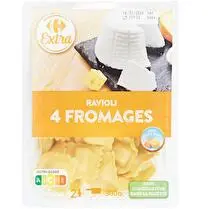 Carrefour, Pâtes fraîches Ravioli 4 fromages