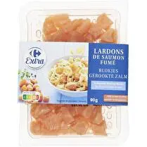 Carrefour, Lardons de saumon fumé