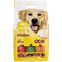 Carrefour, Croquettes pour chien Au boeuf pois et carottes