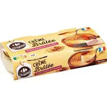 Carrefour, Dessert crème brûlée