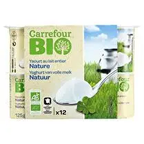 Carrefour, Yaourt Nature au lait entier