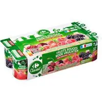 Carrefour, Yaourt fruits rouges