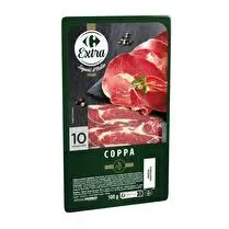 Carrefour, Charcuterie tranchée Coppa - 10 tranches