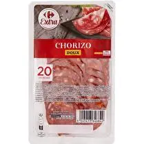 Carrefour, Chorizo doux  - x 20 tranches