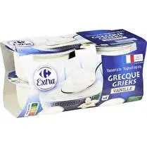 Carrefour, Yaourt à la grecque Vanille