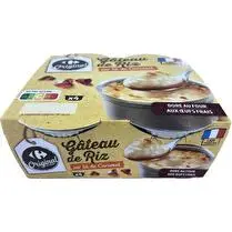 Carrefour, Gâteau de riz au caramel