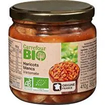 Carrefour, Haricots blancs à la tomate Bio