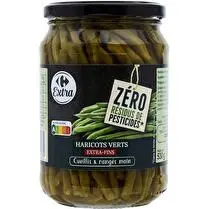 Carrefour, Haricots verts extra-fins