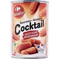 Carrefour, Saucisses cocktail cocktail goût fumé