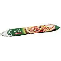 Carrefour, Pâte à pizza fine et ronde