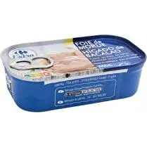 Carrefour, Foie de morue fumé au bois de hêtre