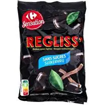 Carrefour, Bonbons sans sucres réglisse