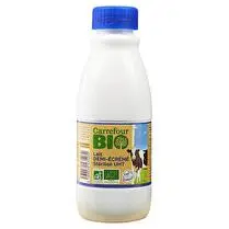 Carrefour, Lait BIO demi-écrémé Stérilisé UHT