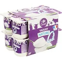 Carrefour, Yaourt nature 0% MG