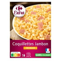 Carrefour, Coquillettes jambon emmental