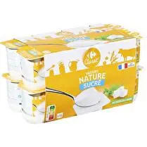 Carrefour, Yaourt Nature sucré