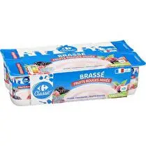 Carrefour, Yaourts fruits rouges mixés brassé