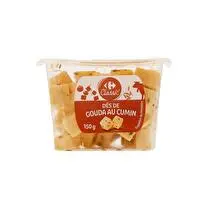 Carrefour, Dès de gouda au cumin