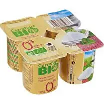 Carrefour, Yaourt nature 0% MG BIO