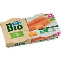 Carrefour, Plat bébé dès 4mois carotte bio