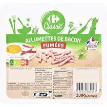 Carrefour, Allumettes de bacon fumées