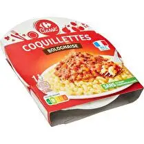 Carrefour, Plat cuisiné coquillettes bolognaise