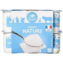 Carrefour, Yaourt nature