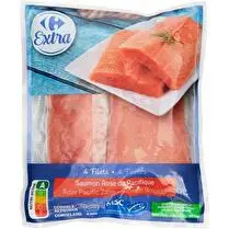 Carrefour, Filets de saumon rose du Pacifique 4 filets