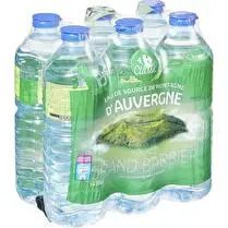 Carrefour, Eau de source de montagne d'Auvergne
