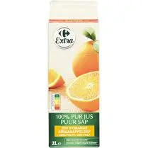 Carrefour, Jus d'orange avec pulpe