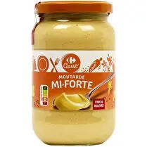 Carrefour, Moutarde mi- forte finement piquante