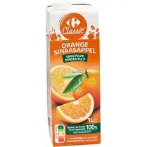 Carrefour, Jus d'orange sans pulpe