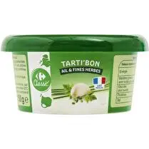 Carrefour, Fromage à tartiner ail et fines herbes