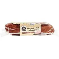 Carrefour, Saucisson à l'ail à l'ancienne Fumé au bois de hêtre