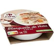 Carrefour, Blanquette de veau & son riz