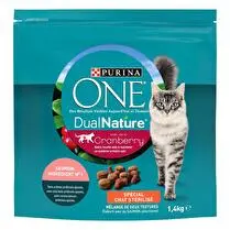 Purina, Croquettes pour chat stérilisé dual nature cranberry