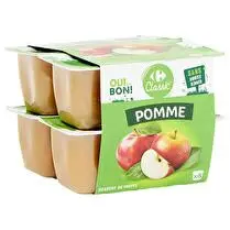 Carrefour, Compote pomme