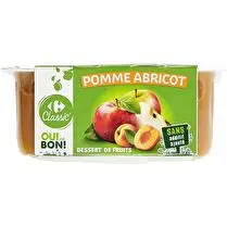 Carrefour, Compote pomme abricot